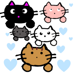 [LINEスタンプ] 今日もねこ明日もねこの日