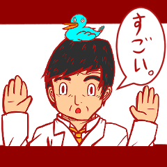 [LINEスタンプ] 先生と動物のかわいい日常