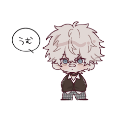[LINEスタンプ] 創作ちび男子