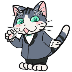 [LINEスタンプ] 気持ち伝わるしましま猫