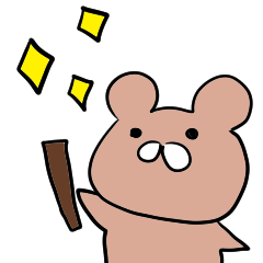 [LINEスタンプ] 使いやすいくまとうさぎ