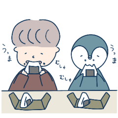 [LINEスタンプ] よねペンとしょーたのなかよしペアスタンプ