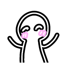 [LINEスタンプ] ふちどりまん