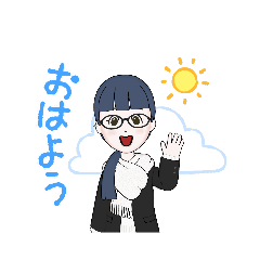 [LINEスタンプ] かわいい妹キャラが定着している女子