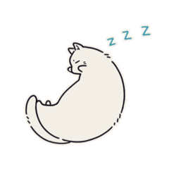 [LINEスタンプ] ゆるもちなねこ