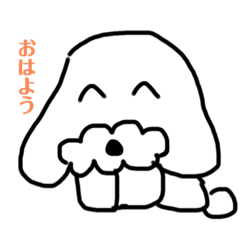 [LINEスタンプ] プードルのレオ（手書き）