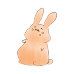 [LINEスタンプ] ほのぼのらびたん