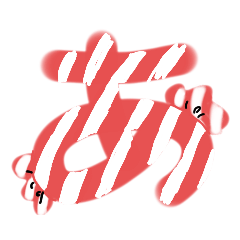 [LINEスタンプ] でか文字ひらがな あ〜よver.
