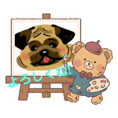 [LINEスタンプ] ♡子犬たくさん♡パピーズスタンプ挨拶色々