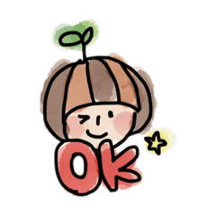 [LINEスタンプ] 水彩風 敬語 ゆっちゃんスタンプ