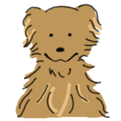 [LINEスタンプ] わたしのゆるい愛犬