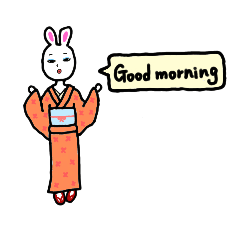 [LINEスタンプ] かわいい？ウサギのスタンプです。➂rabbit