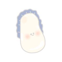 [LINEスタンプ] 気持ちが顔に出ちゃう牡蠣
