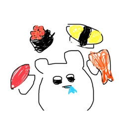 [LINEスタンプ] ささぴのお誘いときどきLuv