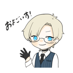 [LINEスタンプ] Huga・B・Lucasのデフォルメスタンプ