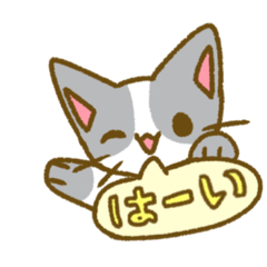 [LINEスタンプ] 吹き出しとねこちゃん