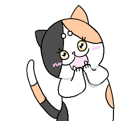 [LINEスタンプ] まろアニマルズのミケランジェロ。