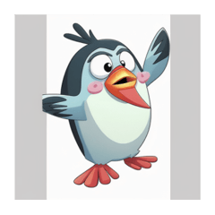 [LINEスタンプ] ペンギンガイ