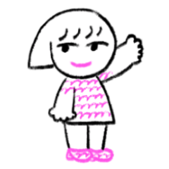 [LINEスタンプ] "ufufu"