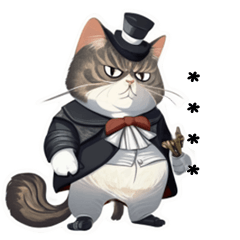 [LINEスタンプ] 猫剣士の世界