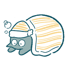 [LINEスタンプ] ねんねペンギン