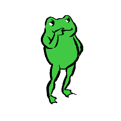 [LINEスタンプ] ほっこり福の神のお供のカエルスタンプ