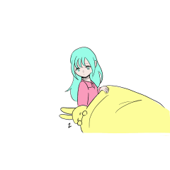 [LINEスタンプ] うごく！！卯と女の子/春一番じゃない