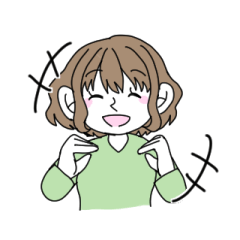 [LINEスタンプ] 手話のあいさつ