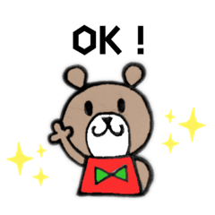 [LINEスタンプ] クマ⭐︎日常使い