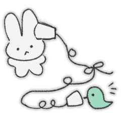 [LINEスタンプ] lost usagi