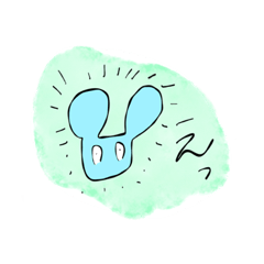[LINEスタンプ] 薄めの生き物