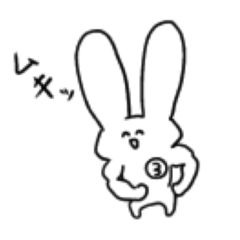 [LINEスタンプ] えごうさぎさんズ