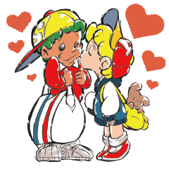 [LINEスタンプ] SAM＆WINKY 仲良しスタンプ