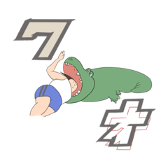 [LINEスタンプ] ワニマ屋