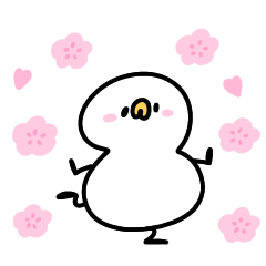 [LINEスタンプ] へんてこなアヒルの春②