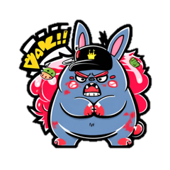 [LINEスタンプ] ラビット家族3