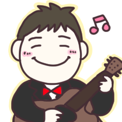 [LINEスタンプ] ブルース・ギタリスト打田十紀夫スタンプ