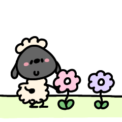 [LINEスタンプ] へんてこなひつじの春