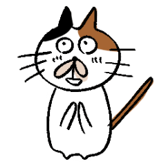 [LINEスタンプ] IT系に優しい？三毛猫