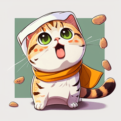 [LINEスタンプ] 美味い猫