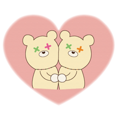 [LINEスタンプ] 熊のぬいぐるみ「きなこ」