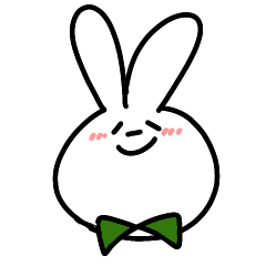 [LINEスタンプ] 日常会話で使えるかも(うさぎ)