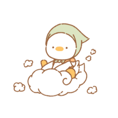 [LINEスタンプ] 巾着あひる