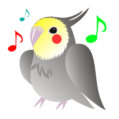 [LINEスタンプ] 挨拶する鳥たち