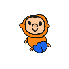 [LINEスタンプ] KARAFURUパンツ