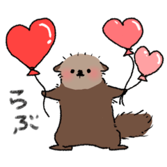 [LINEスタンプ] らっこちゃん。3