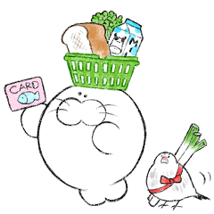 [LINEスタンプ] アザラシと文鳥2