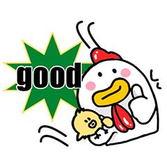 [LINEスタンプ] ニワトリ挨拶