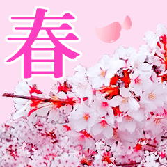 [LINEスタンプ] 桜の春スタンプ。