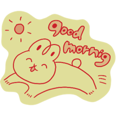 [LINEスタンプ] maaruiusagi